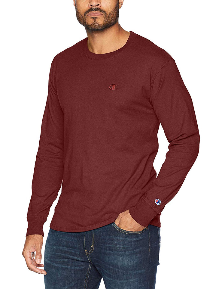 Champion - Playera de Manga Larga para Hombre
