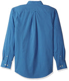 IZOD Camisa de Manga Larga elastizada a Cuadros para Hombre